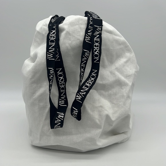 JW ANDERSON NEW Mini Chain Leather Tote Taupe - Picture 12 of 14